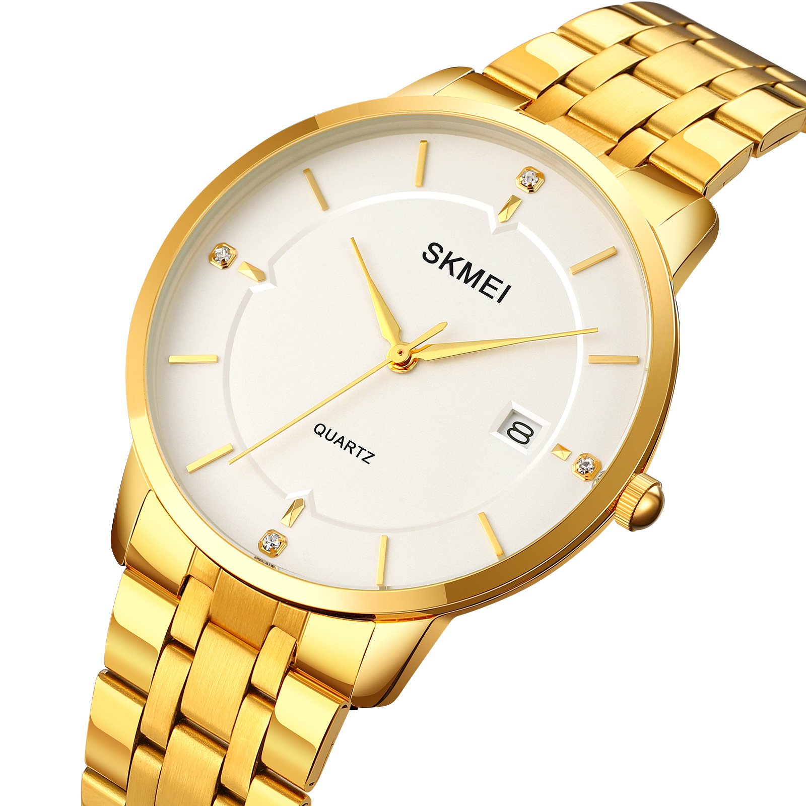 Годинник Skmei 1801SGD Gold Stainless Steel, фото №2