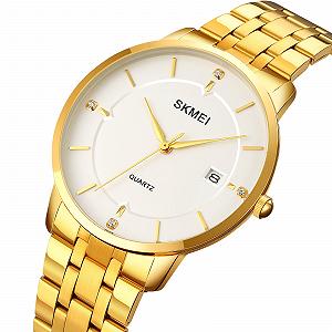 Годинник Skmei 1801SGD Gold Stainless Steel synthetic.ua - Фото 1