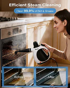 Пароочисник ручний KLONA 1050 Вт 350 мл з аксесуарами synthetic.ua - Фото 1