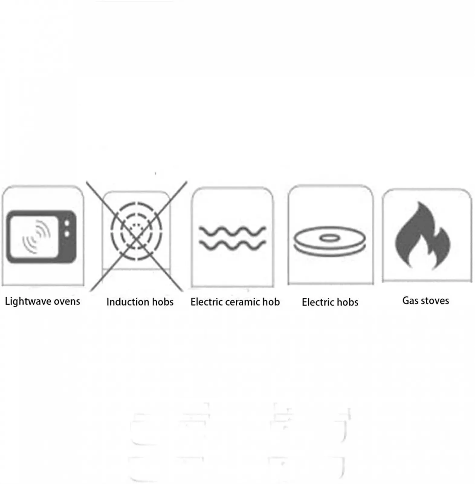 Каструля-сотейник керамічна для тушкування сіра 6L, фото №8