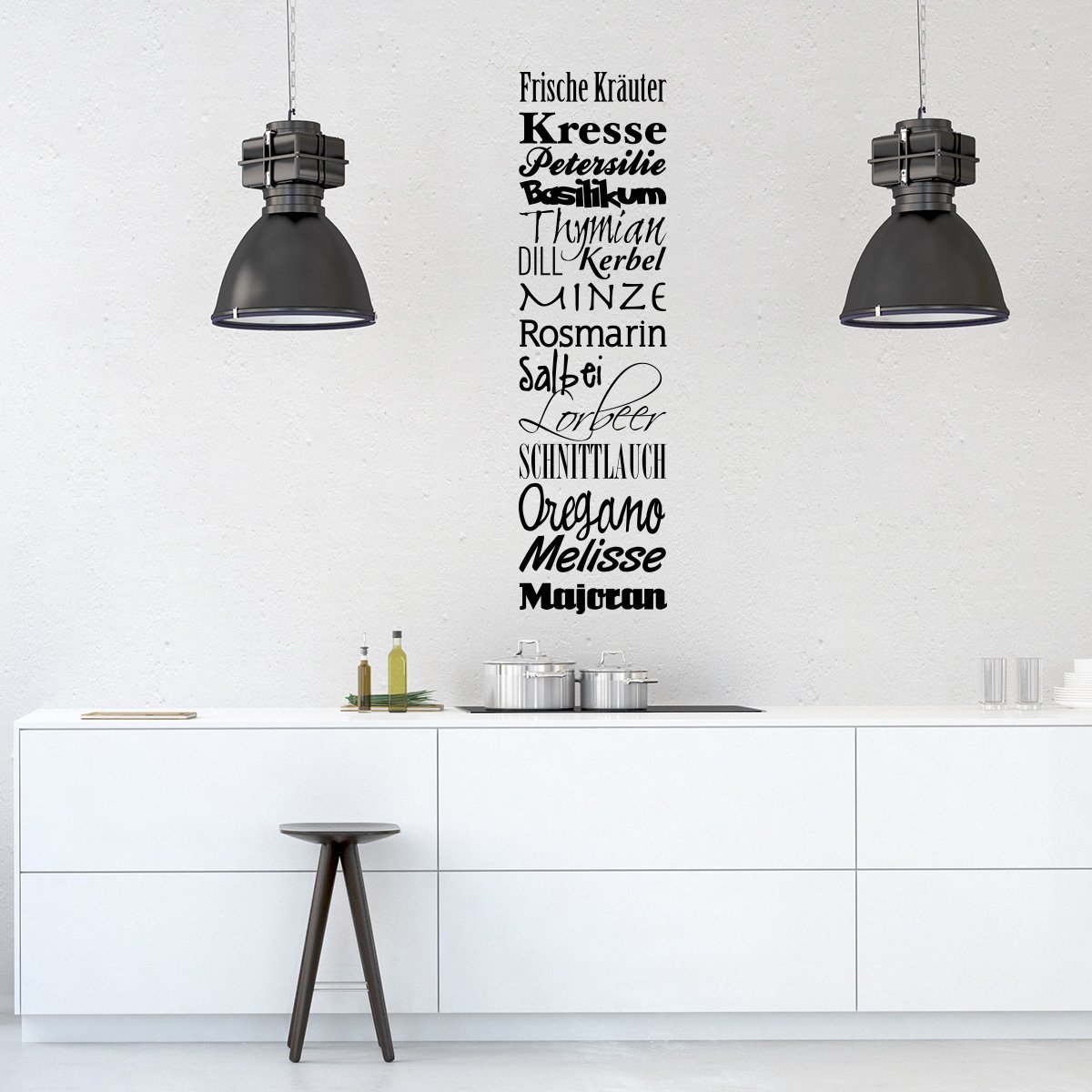 Настінна наклейка Wandkings Fresh Herbs Banner 43 x 160 см Чорна, фото №2 Настінна наклейка Wandkings Fresh Herbs Banner 43 x 160 см Чорна, фото №2