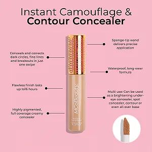 Консилер MCoBeauty Instant Concealer Camouflage and Contour Warm Beige synthetic.ua - Фото 1