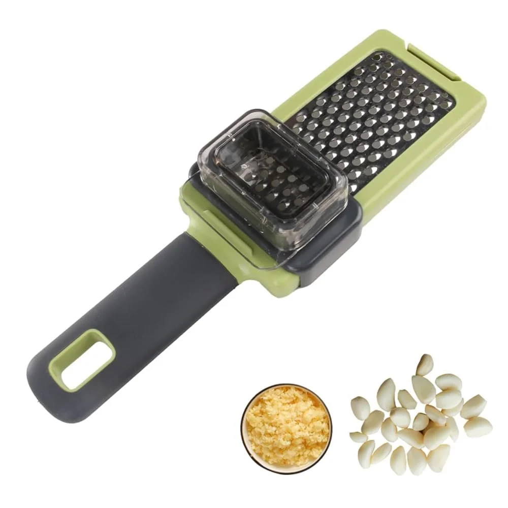 Терка ручна Namvo з нержавіючої сталі для часнику та імбиру з силіконовою ручкою, фото №6