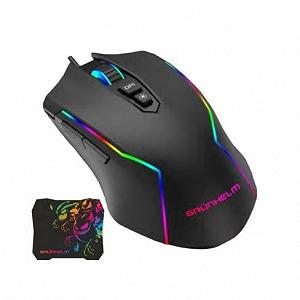 Купити Мышка Grunhelm MS-656WD RGB USB Black + mouse pad (126952) - Фото 1 Мышка Grunhelm MS-656WD RGB USB Black + mouse pad (126952) - Фото 1