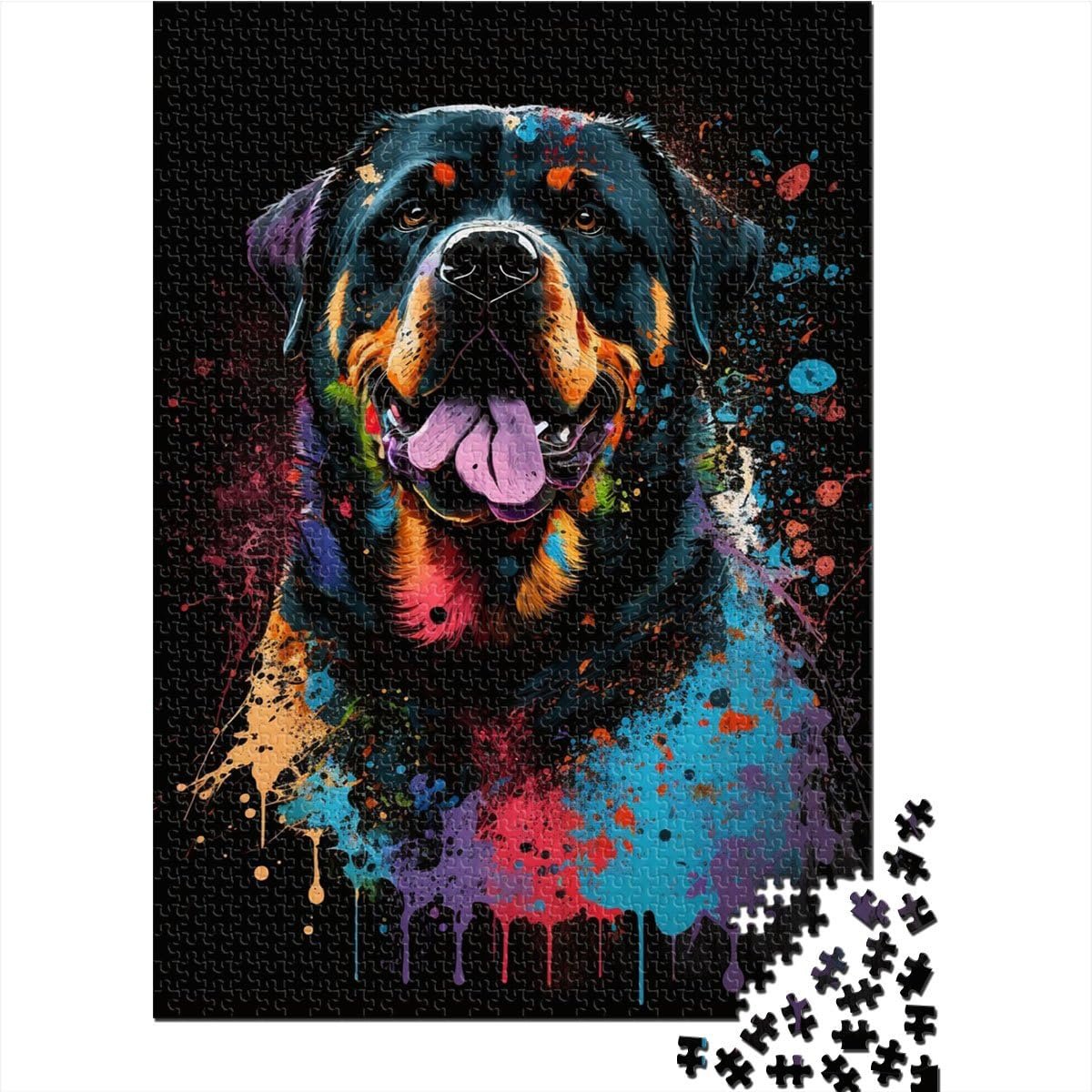 Пазл Rottweiler 1000 элементов 19.7 x 29.5 дюймов, фото №2