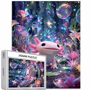 Пазл Axolotl Rainbow Forest 1000 деталей 50 x 70 см - Фото 1