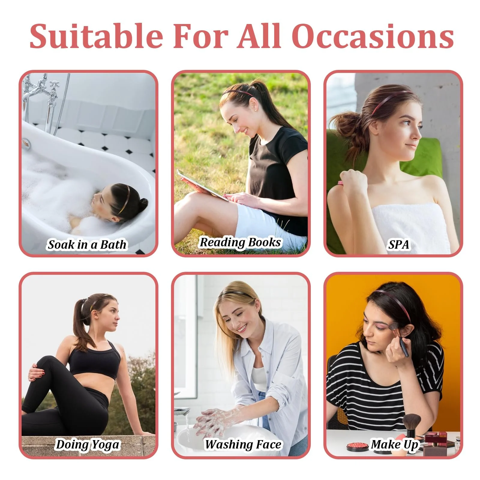 Набор тонких обручей, фото №7