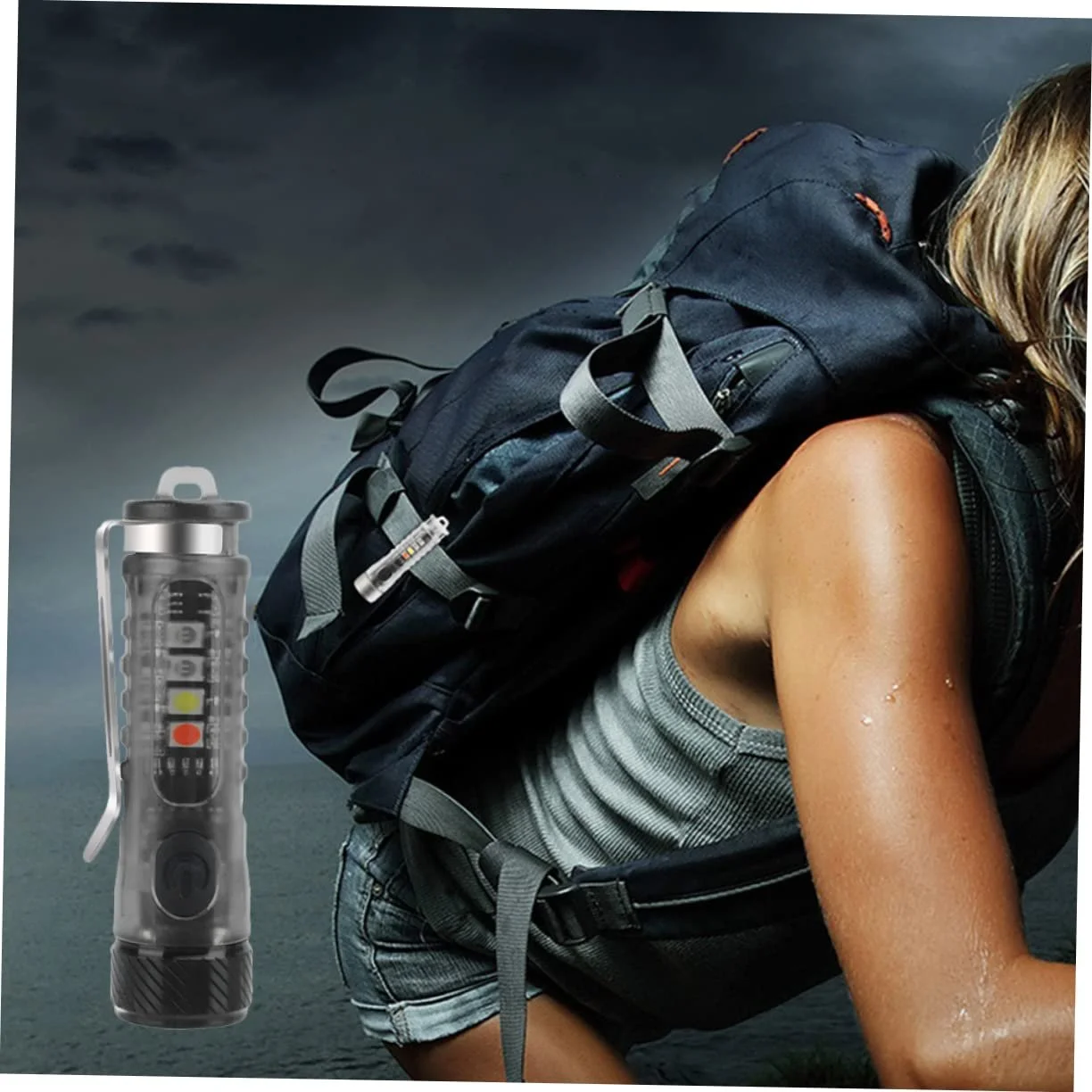 Фонарик-брелок TOYANDONA Мини с кольцом для ключей PC, фото №4 Фонарик-брелок TOYANDONA Мини с кольцом для ключей PC, фото №4