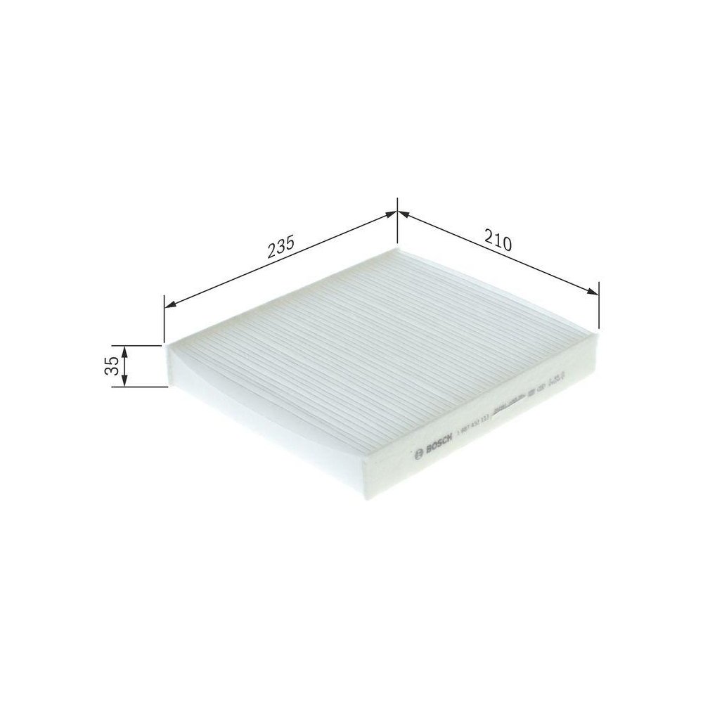 Фильтр салона BOSCH 1 987 432 113 для FORD VOLVO, фото №1