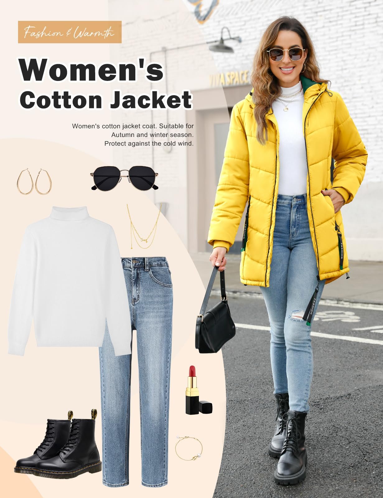 CMTOP Зимнее пальто Женское Теплое стеганое, фото №5 CMTOP Зимнее пальто Женское Теплое стеганое, фото №5