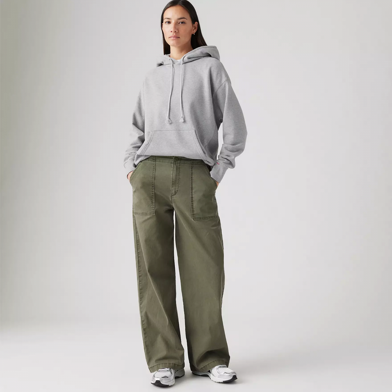 Жіночі джинси Levis - Surplus Straight 2024 Olive Night Pigmen - 23 31, фото №3