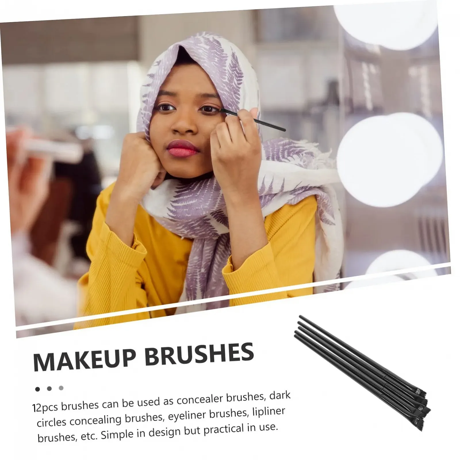 Пензлі DOITOOL для підводки очей, фото №2