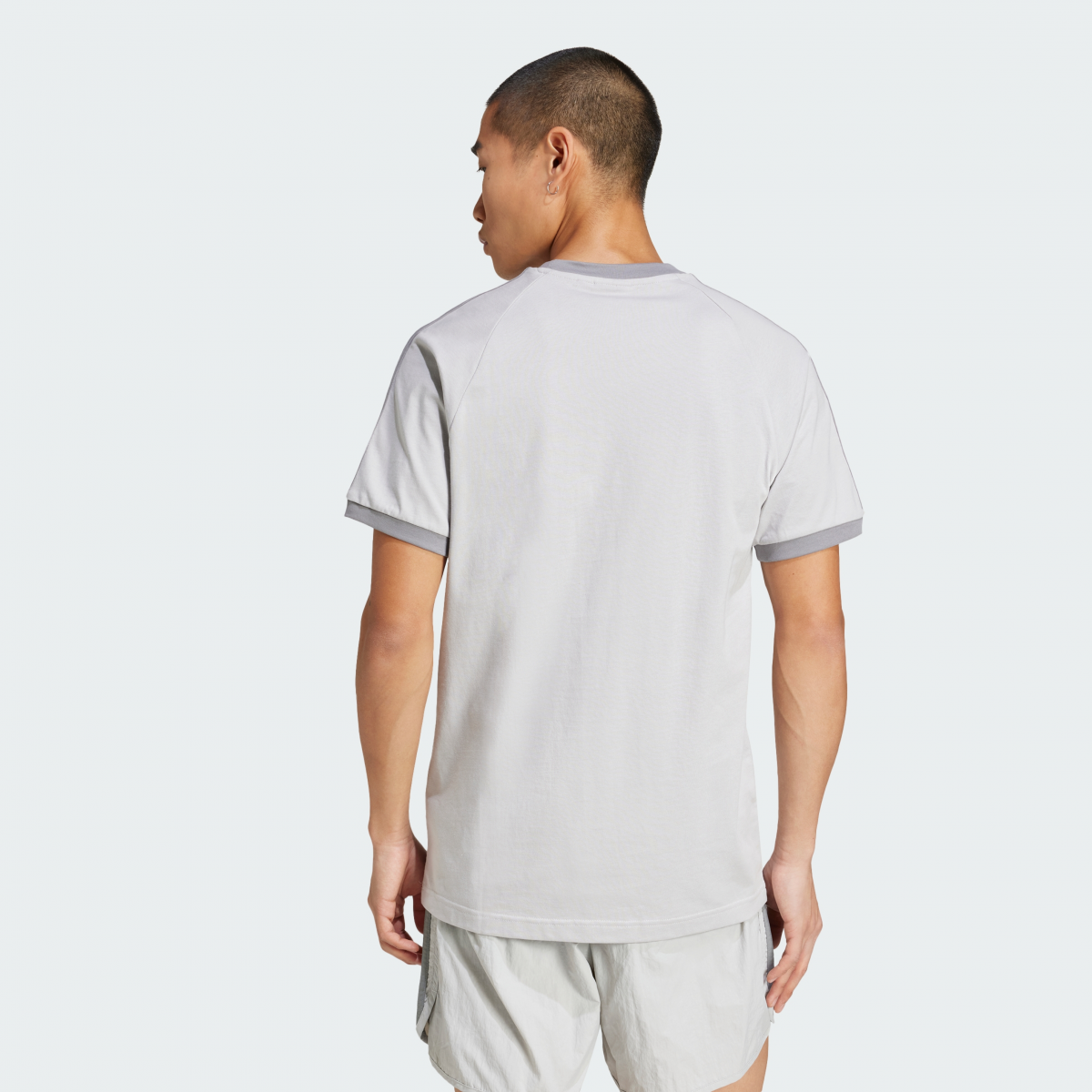 Футболка Adidas 3-STRIPES TEE JN7016 Серая L, фото №2