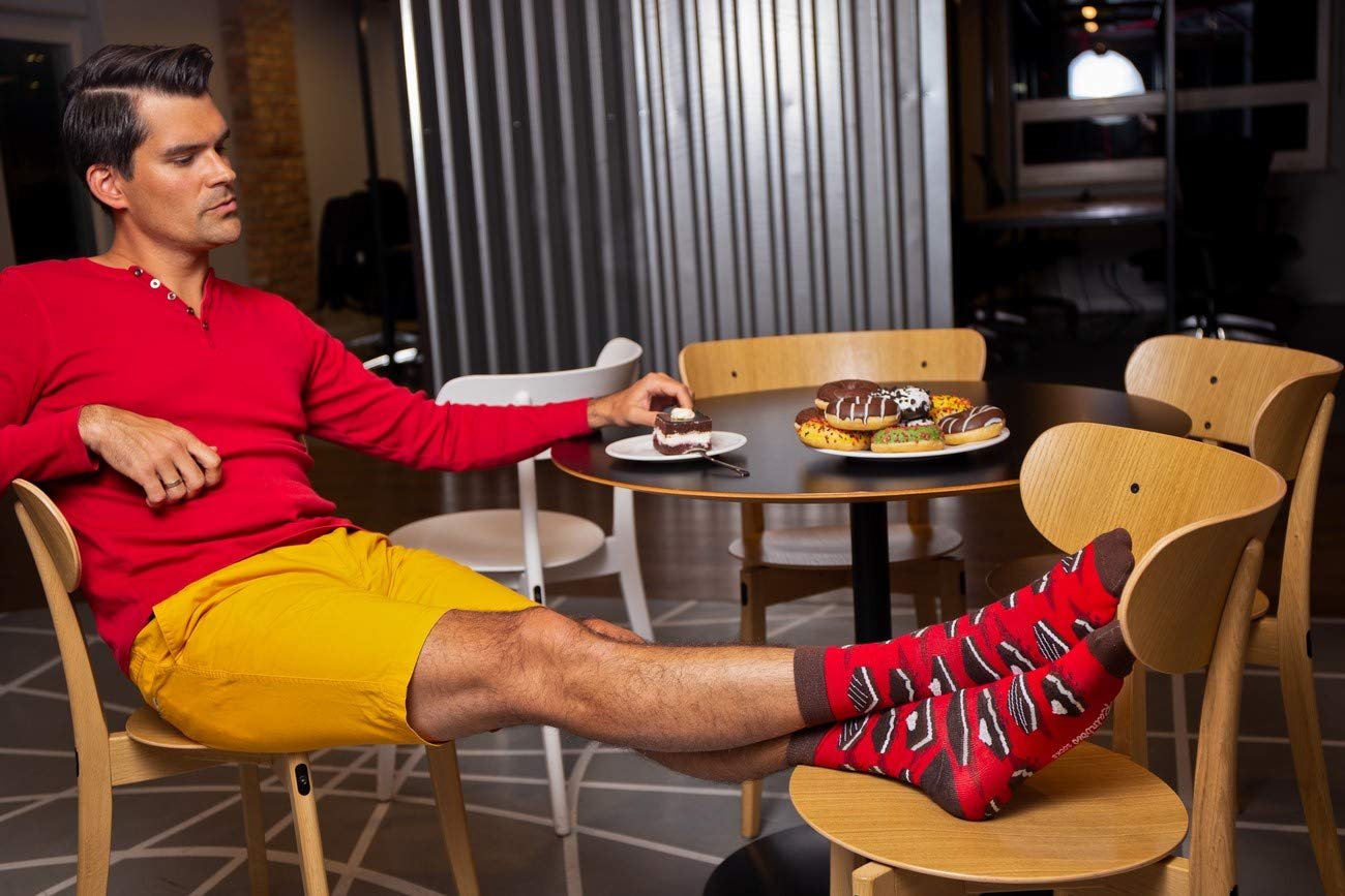 Шкарпетки Rainbow Socks - 3 пари - Пончик, Цукерка, Тістечко - Розміри 36-40, фото №4