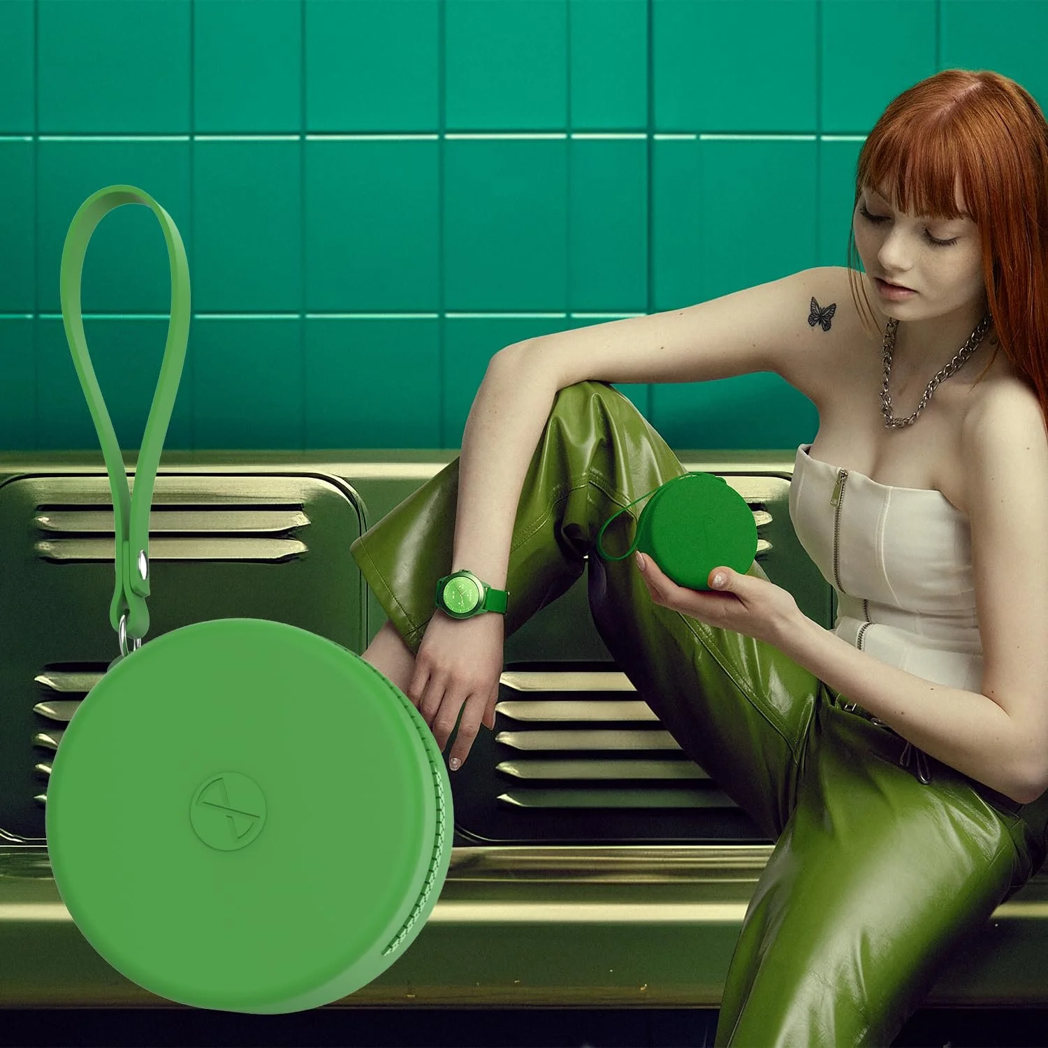 Смартчасы FOREVER Colorum CW-300 Зеленый Водонепроницаемый IP68, фото №4