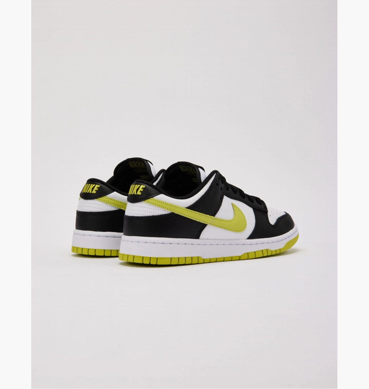 Кроссовки Nike Dunk Low Black/Bright Cactus, фото №3
