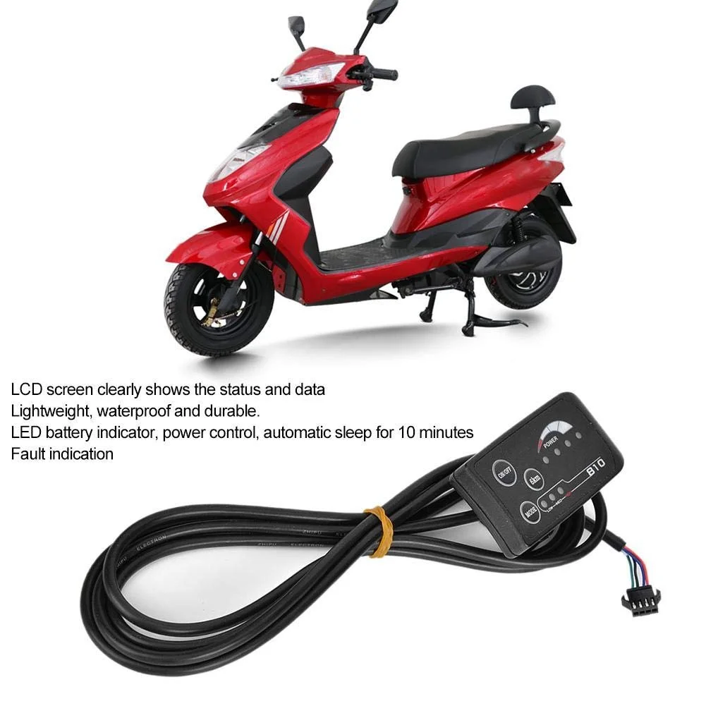 LCD-дисплей для электровелосипеда Qilu 810 с 5-пиновым кабелем, фото №7
