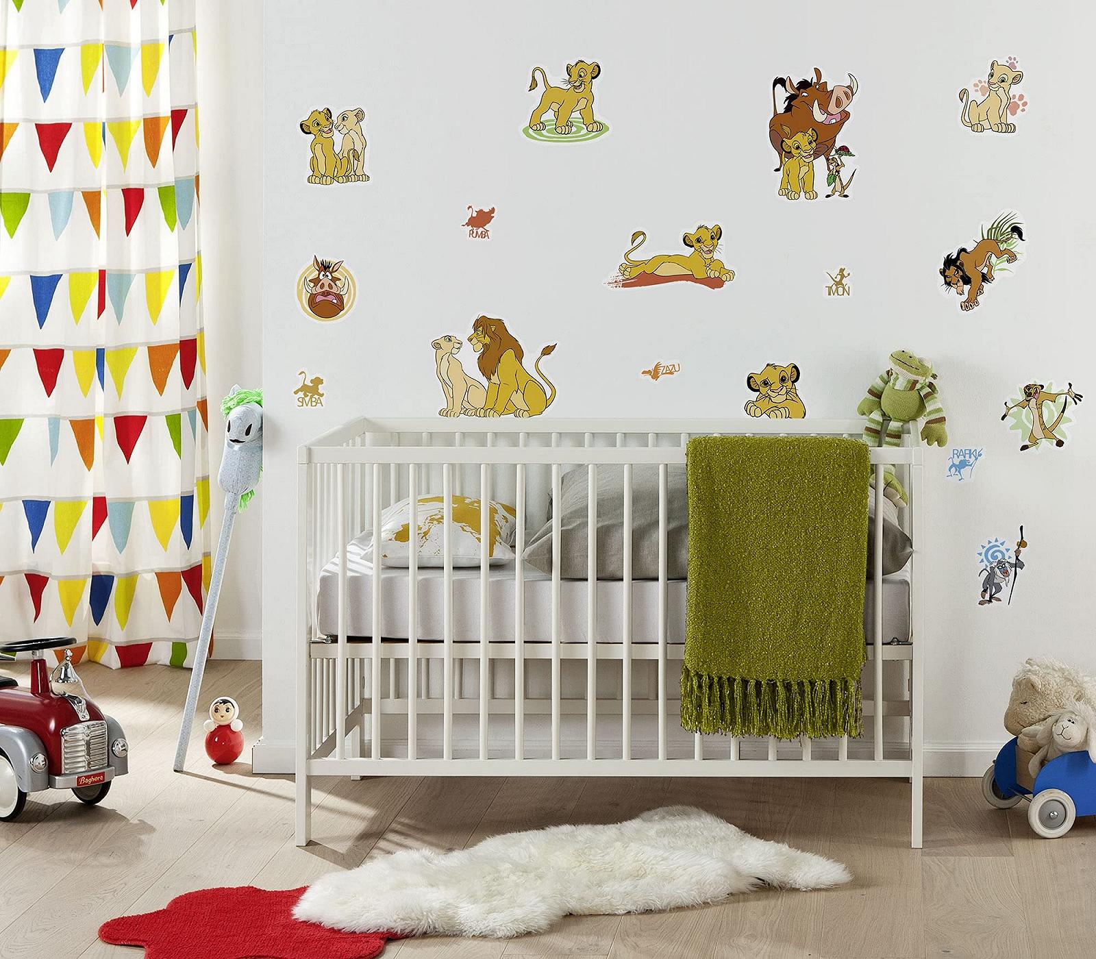 Наклейка на стену Disney Komar Lion King Circle of Life 50 x 70 см 16 шт., фото №1