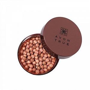 Пудра Avon True Colour Glow Beads Deep Bronze Summery synthetic.ua - Фото 1