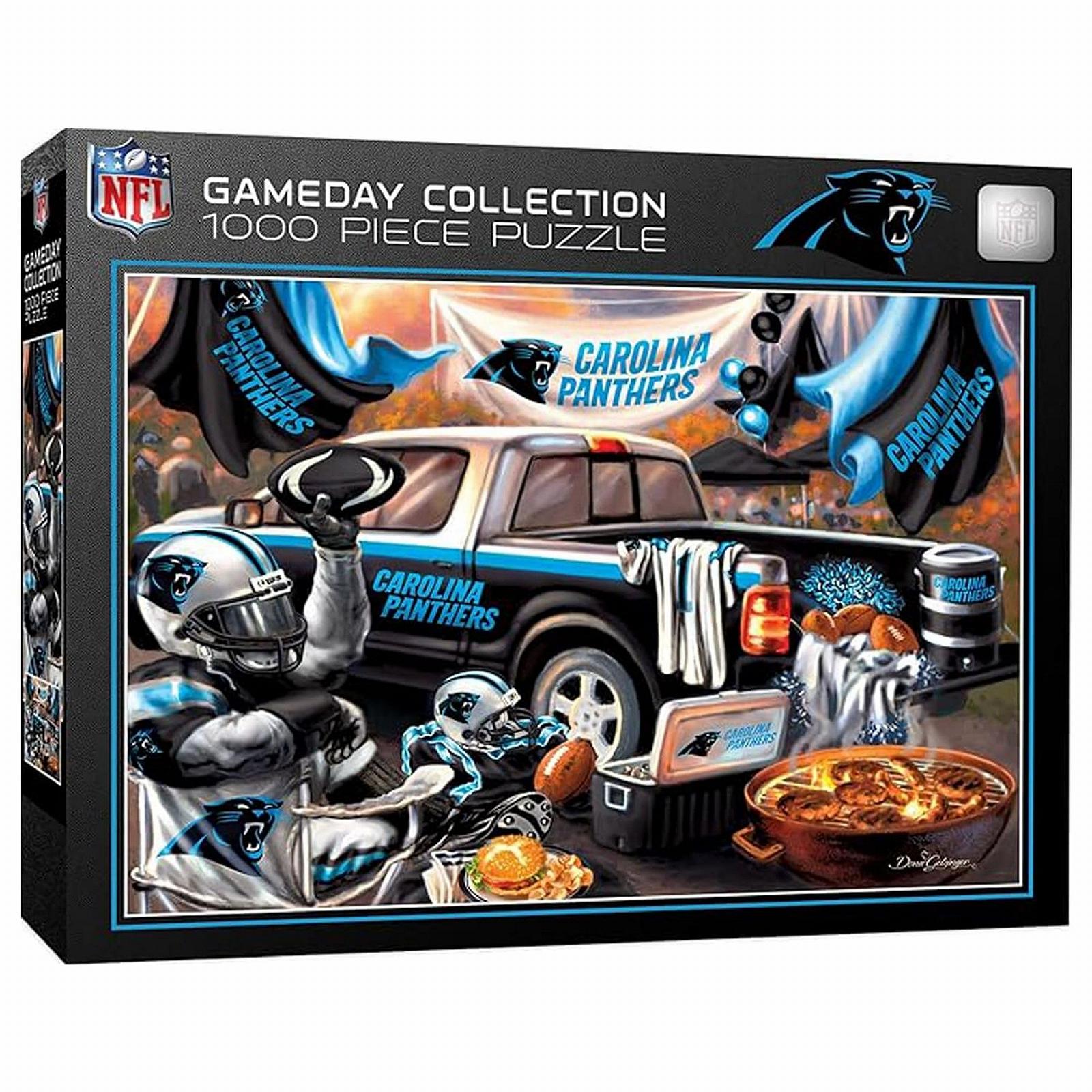 Пазл Masterpieces NFL Carolina Panthers Gameday 1000 элементов 19.25 x 26.75 дюймов, фото №1