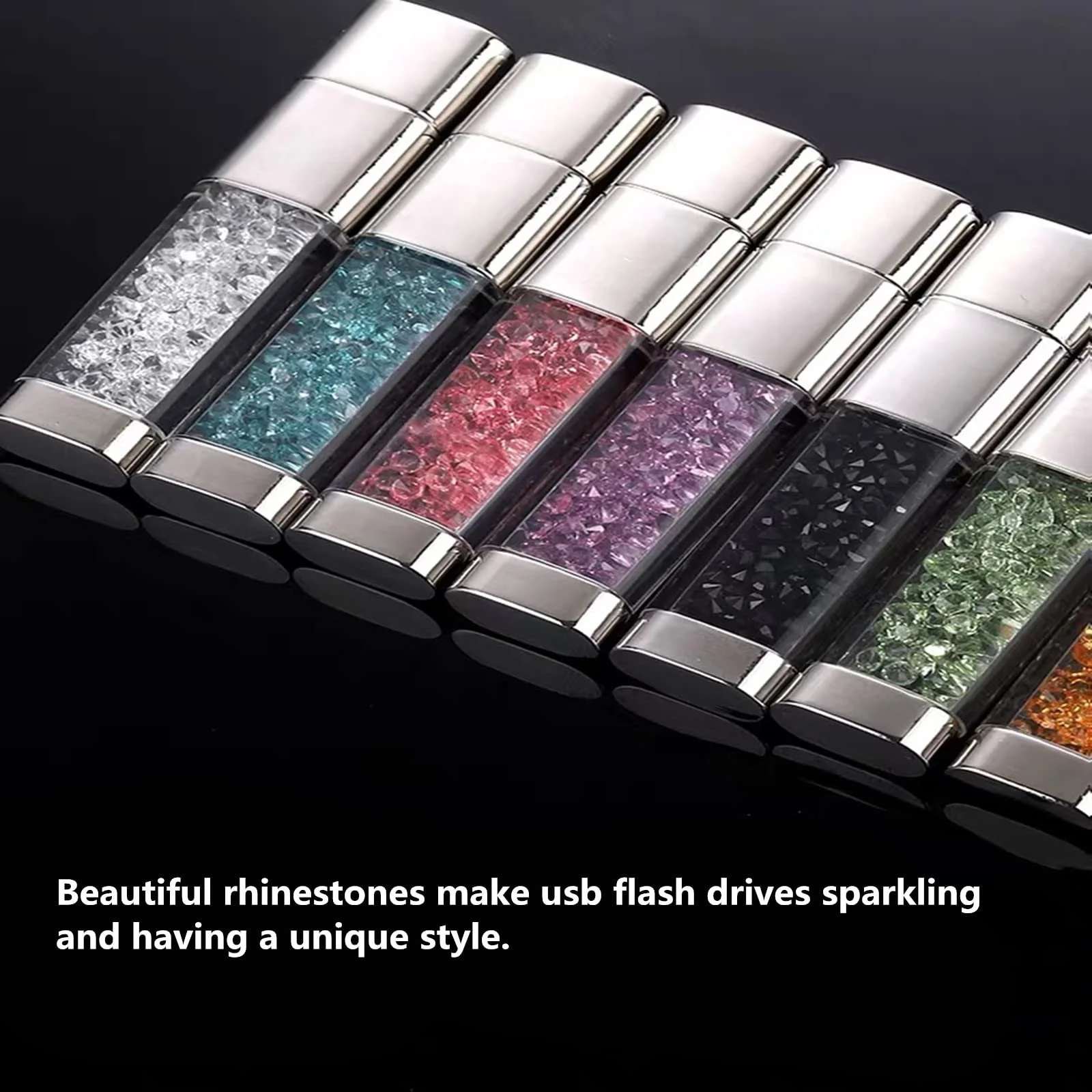 USB 3.0 Flash Drive Jewelry Crystal Rhinestone Waterproof Shockproof Transparent, фото №5 USB 3.0 Flash Drive Jewelry Crystal Rhinestone Waterproof Shockproof Transparent, фото №5