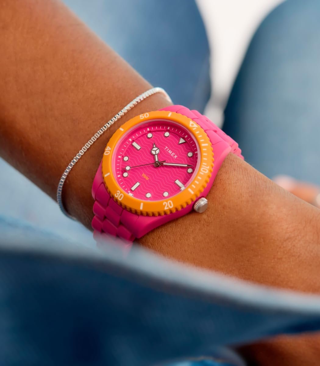 Часы Timex TW2Y04600 Розовый Браслет, фото №8 Часы Timex TW2Y04600 Розовый Браслет, фото №8