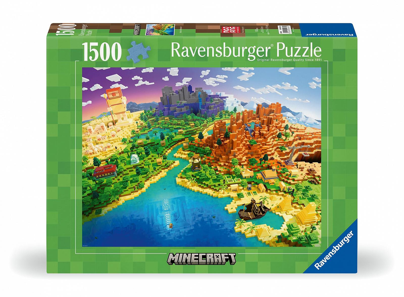 Пазл Ravensburger 12000433 World of Minecraft 1500 деталей, фото №2