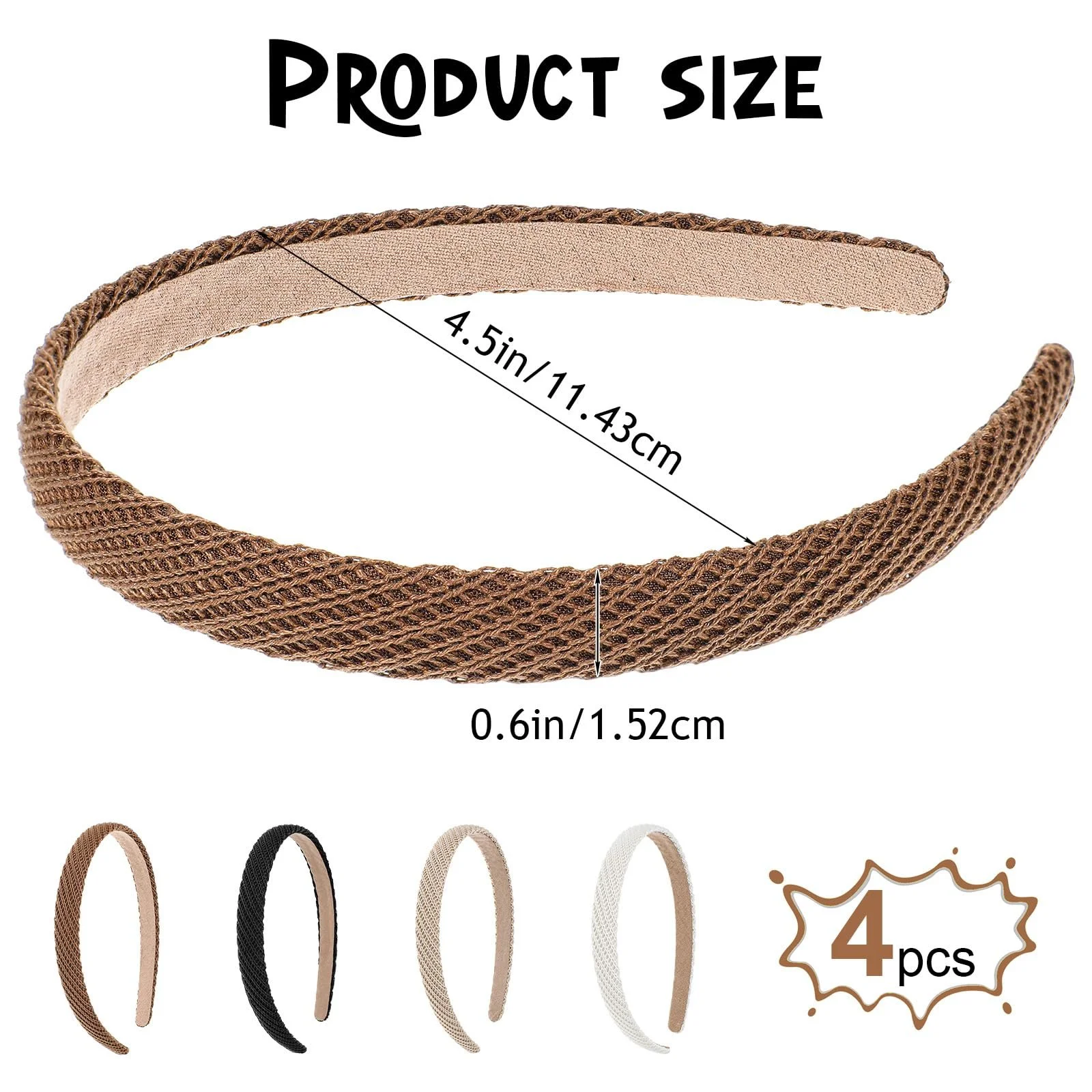 Тонкі обручі на Голову для Жінок і Дівчат, фото №2