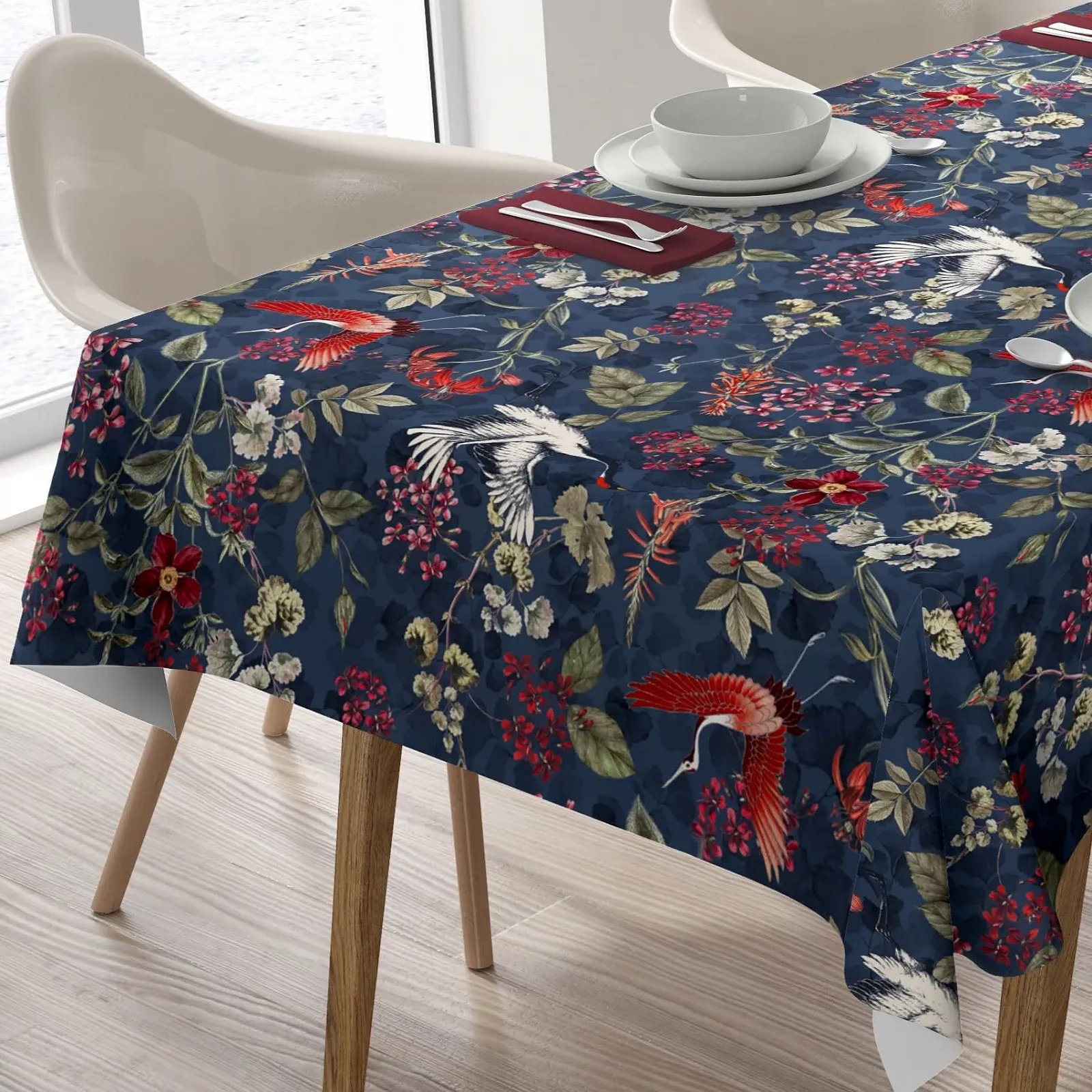 Скатертина прямокутна 140 x 180 см Dirt-Repellent Water-Repellent Textile, фото №1