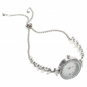 Купить Женские часы-браслет с бриллиантами Beaupretty, водонепроницаемые, серебристые, кварцевые - Фото 1 Женские часы-браслет с бриллиантами Beaupretty, водонепроницаемые, серебристые, кварцевые - Фото 1