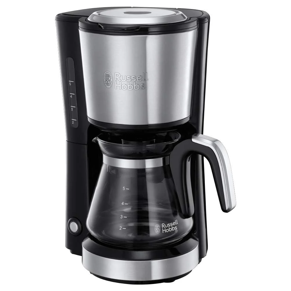 Капельная кофеварка Russell Hobbs 24210-56 Компактная 0.6 L 5 чашек 650 W Нержавеющая сталь, фото №1