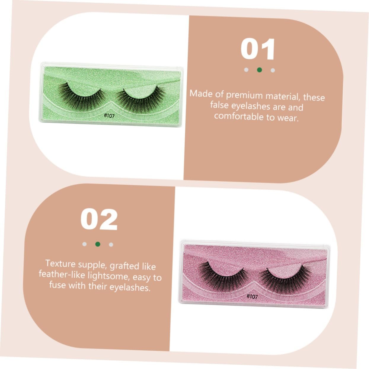 Набір Angoily 12 пар штучні вії пушисті косметичні магнітні штучні вії нарощування для дівчат, фото №7 Набір Angoily 12 пар штучні вії пушисті косметичні магнітні штучні вії нарощування для дівчат, фото №7