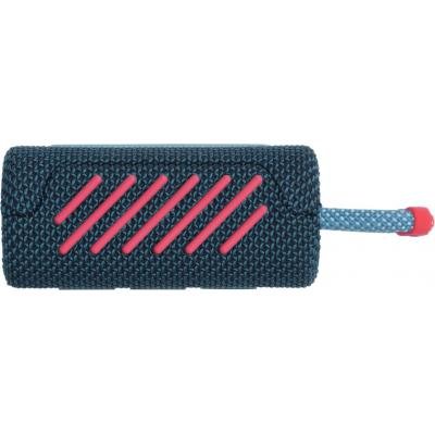 Акустична система JBL Go 3 Blue Coral (JBLGO3BLUP), фото №3
