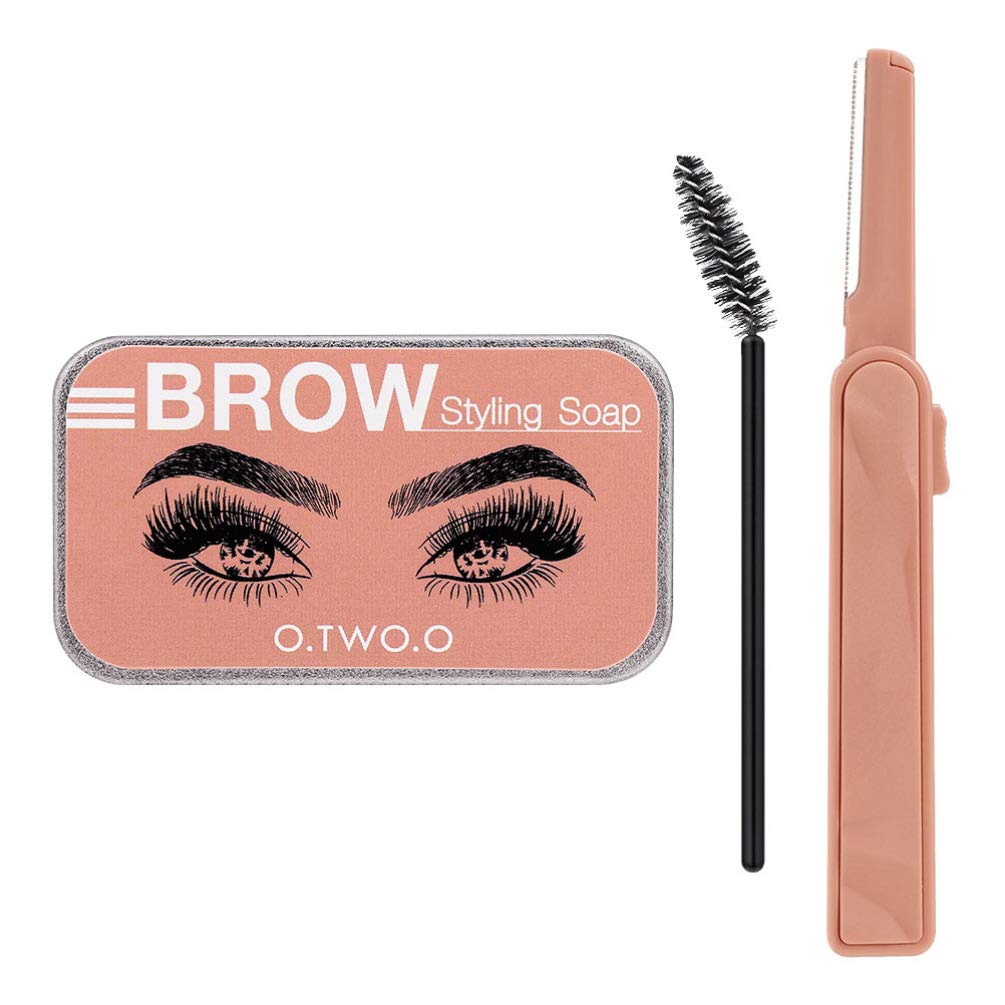Набір Beaupretty Eyebrow Soap з пензликом 9 штук 4D довготривале укладання лоба мило для укладання брів помада для брів бальзам для макіяжу брів, фото №1