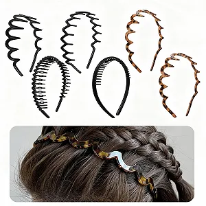 Обруч для волосся Zickzack 6 шт, Zick Zack - Фото 1