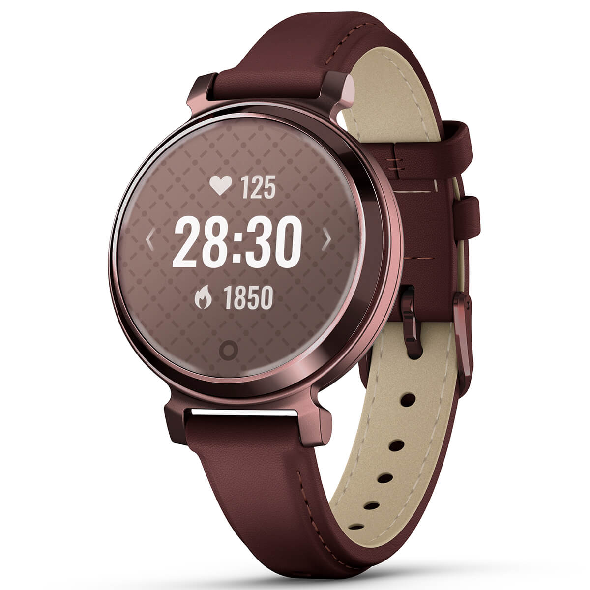 Garmin Lily 2 Classic Dark Bronze with Mulberry Leather Band (010-02839-03), фото №1