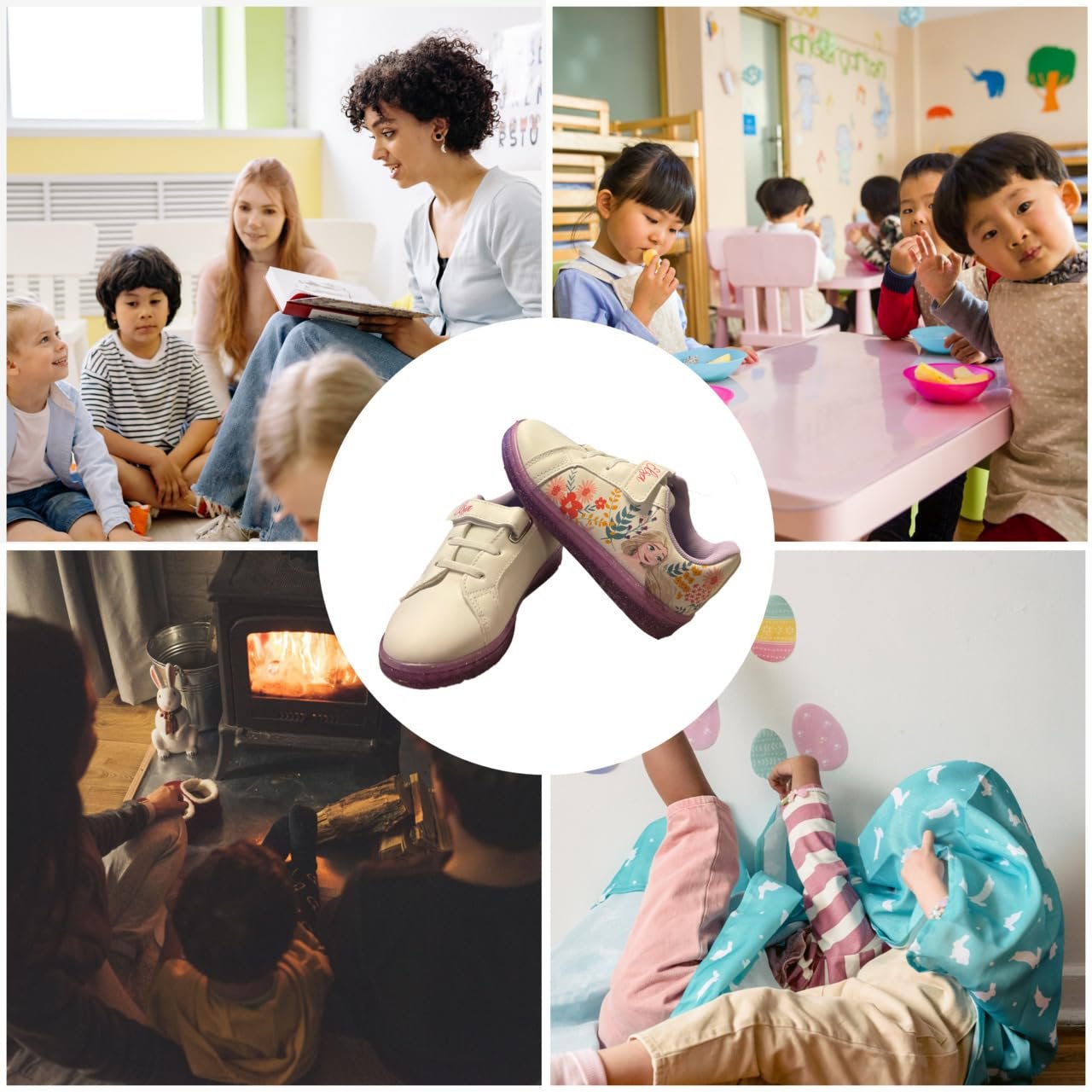 Кросівки Leomil Frozen Elsa для дівчат, ідеальні для школи та дозвілля, фото №2