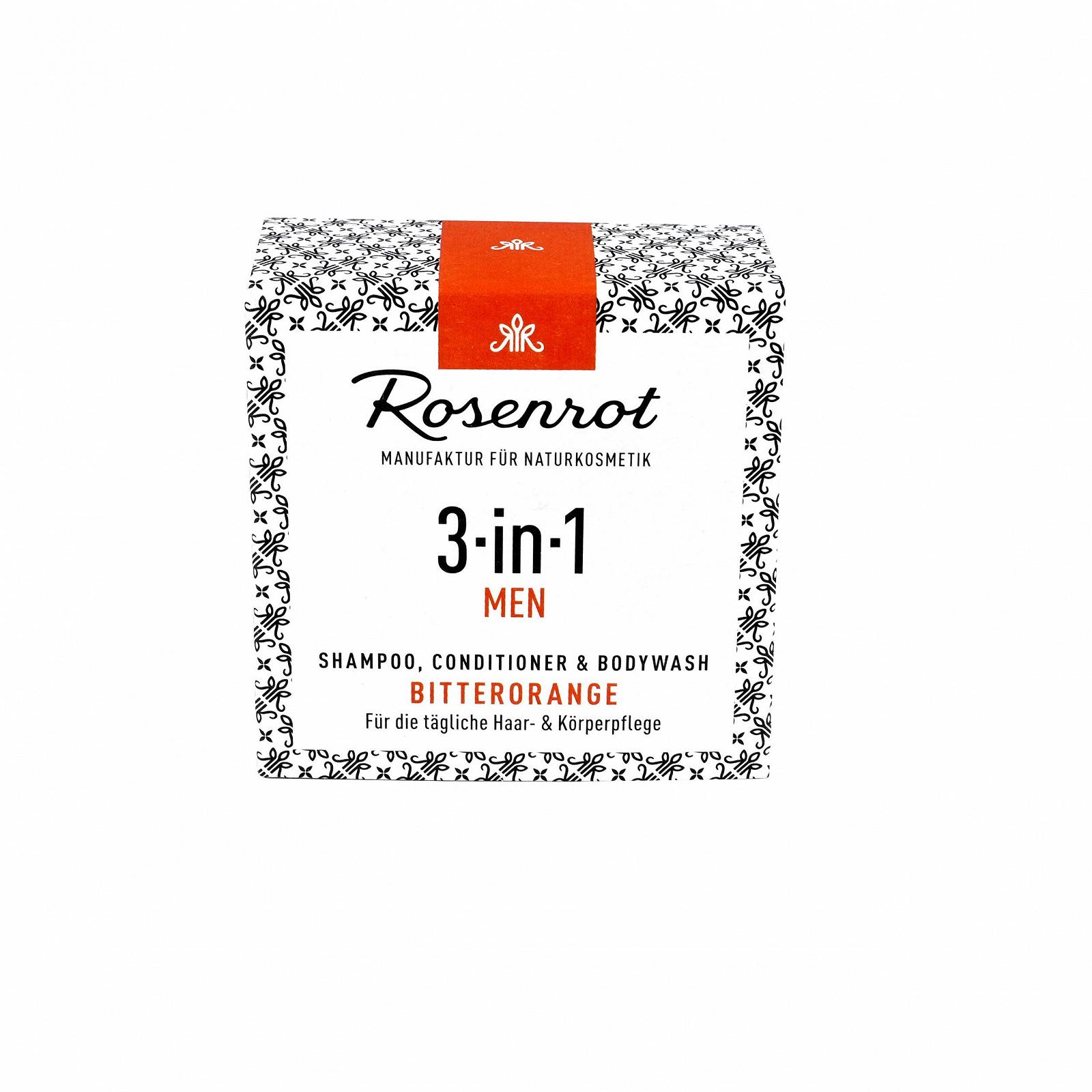 Твердый шампунь Rosenrot 3-в-1 для мужчин Горький апельсин - 60 г, фото №3