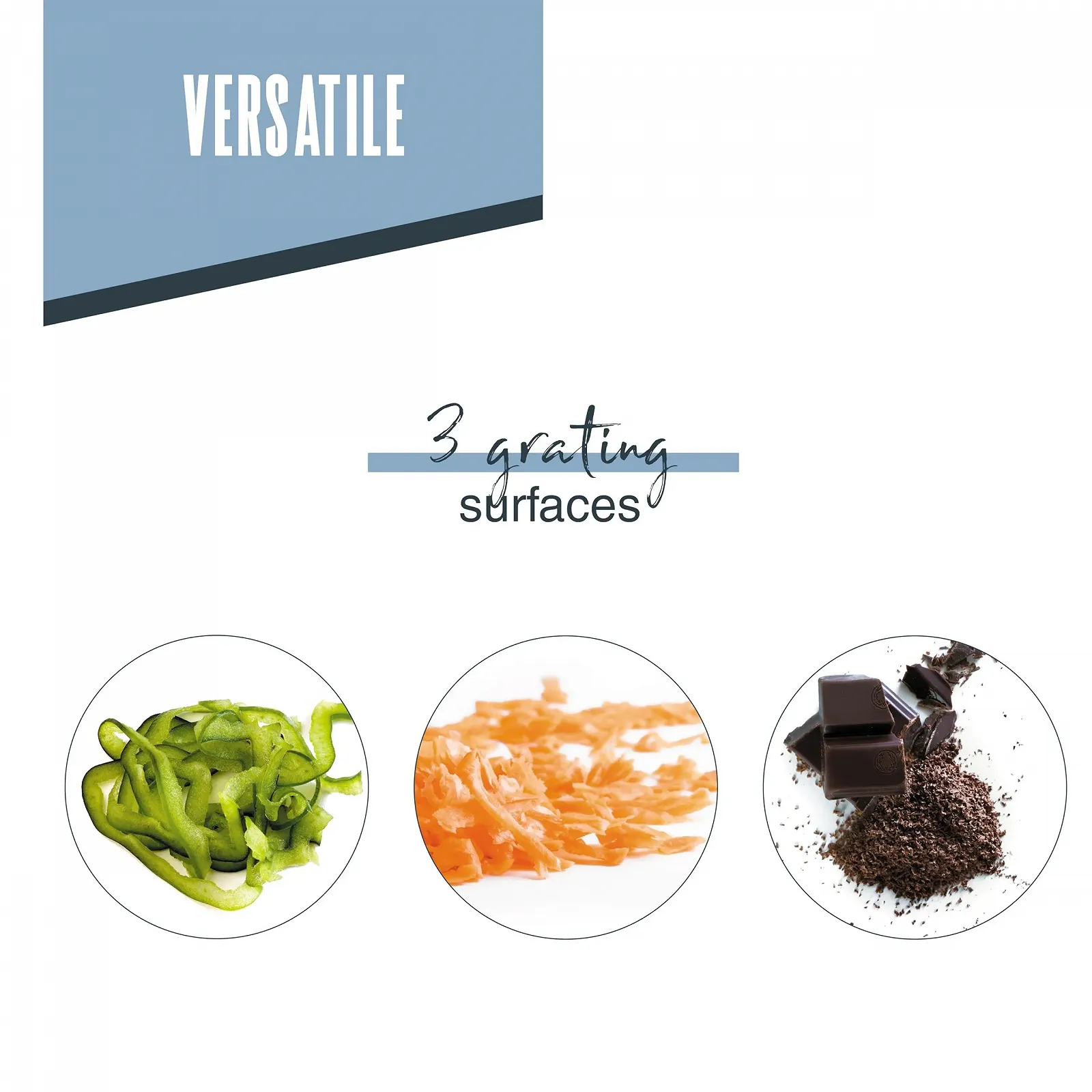 Терка конічна Lacor 61366, нержавіюча сталь, ручка з бука, три типи сіток, нековзна основа, фото №5