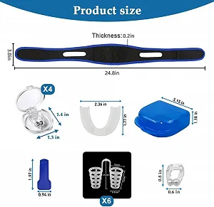 Тримач язика проти хропіння, ремінець на підборіддя synthetic.ua - Фото 1