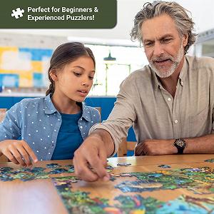 Пазл Ravensburger Christmas Stitch XXL 100 деталей 49 x 36 см synthetic.ua - Фото 1