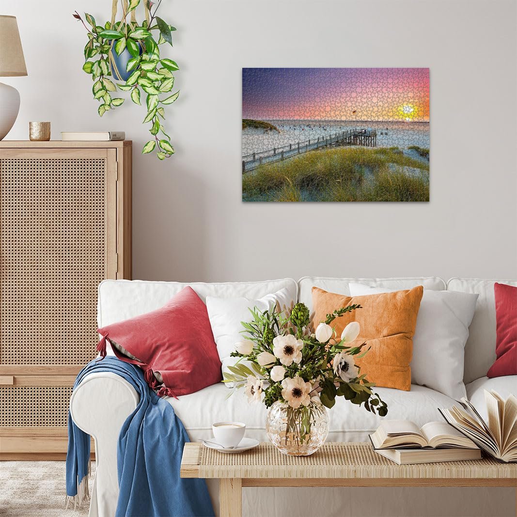 Пазл Ravensburger 12000690 Sunset Over Amrum 1000 деталей, фото №5