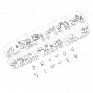 Украшения для ногтей Flatback С разными формами и стразами для творческого дизайна ногтей, блестящие украшения для маникюра и рукоделия - Фото 1