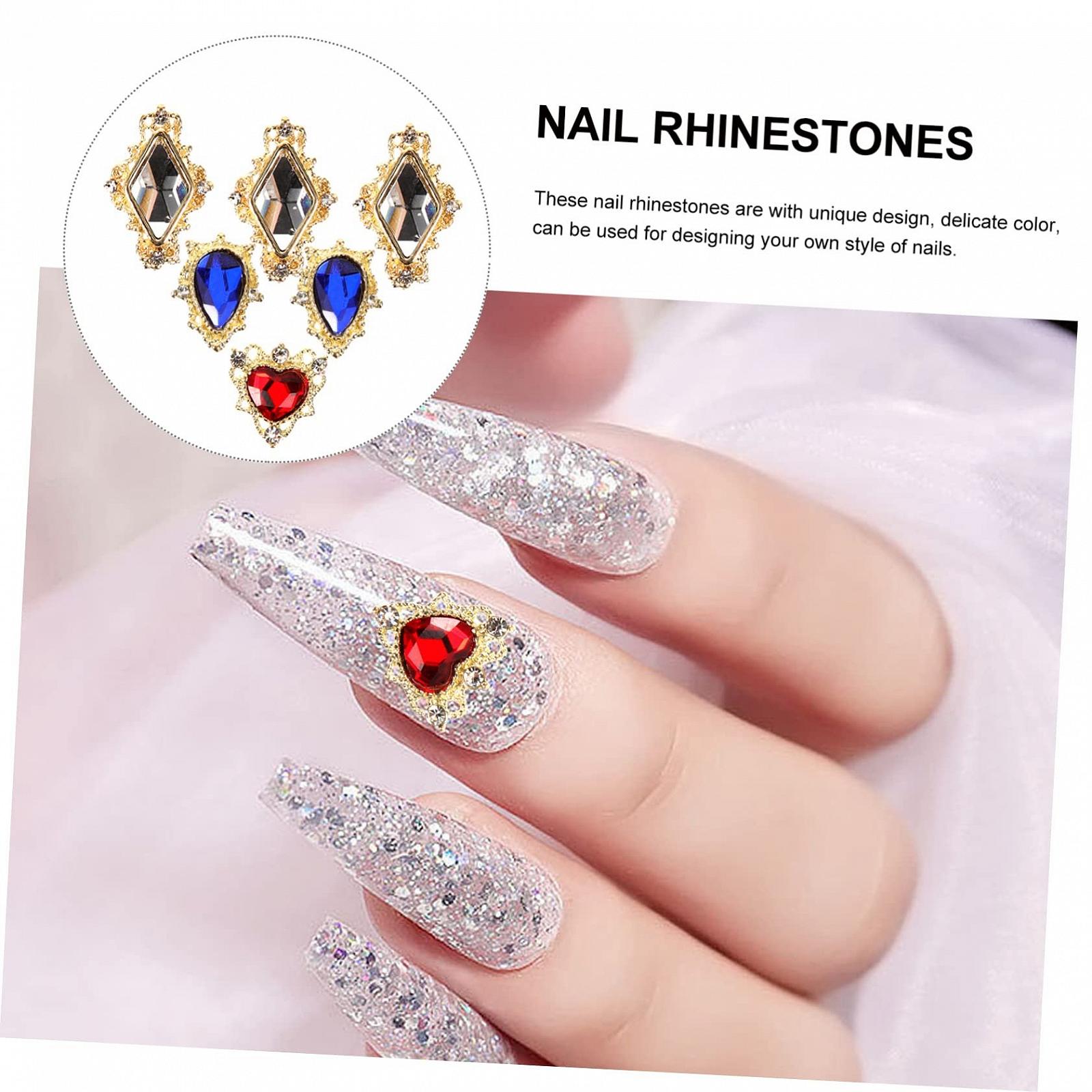 Стразы для ногтей Healvian 30 шт. Подвески для ногтей, камни для маникюра, маленькие стразы для нейл-арта, фото №7