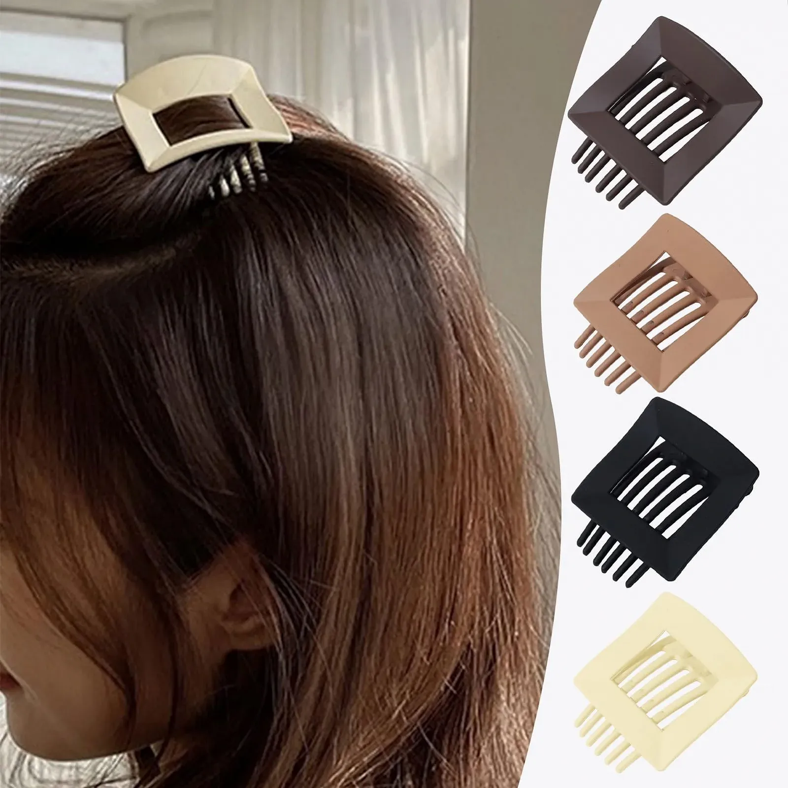 Плоские Заколки для Волос ABS Материал Матовый, фото №3 Плоские Заколки для Волос ABS Материал Матовый, фото №3