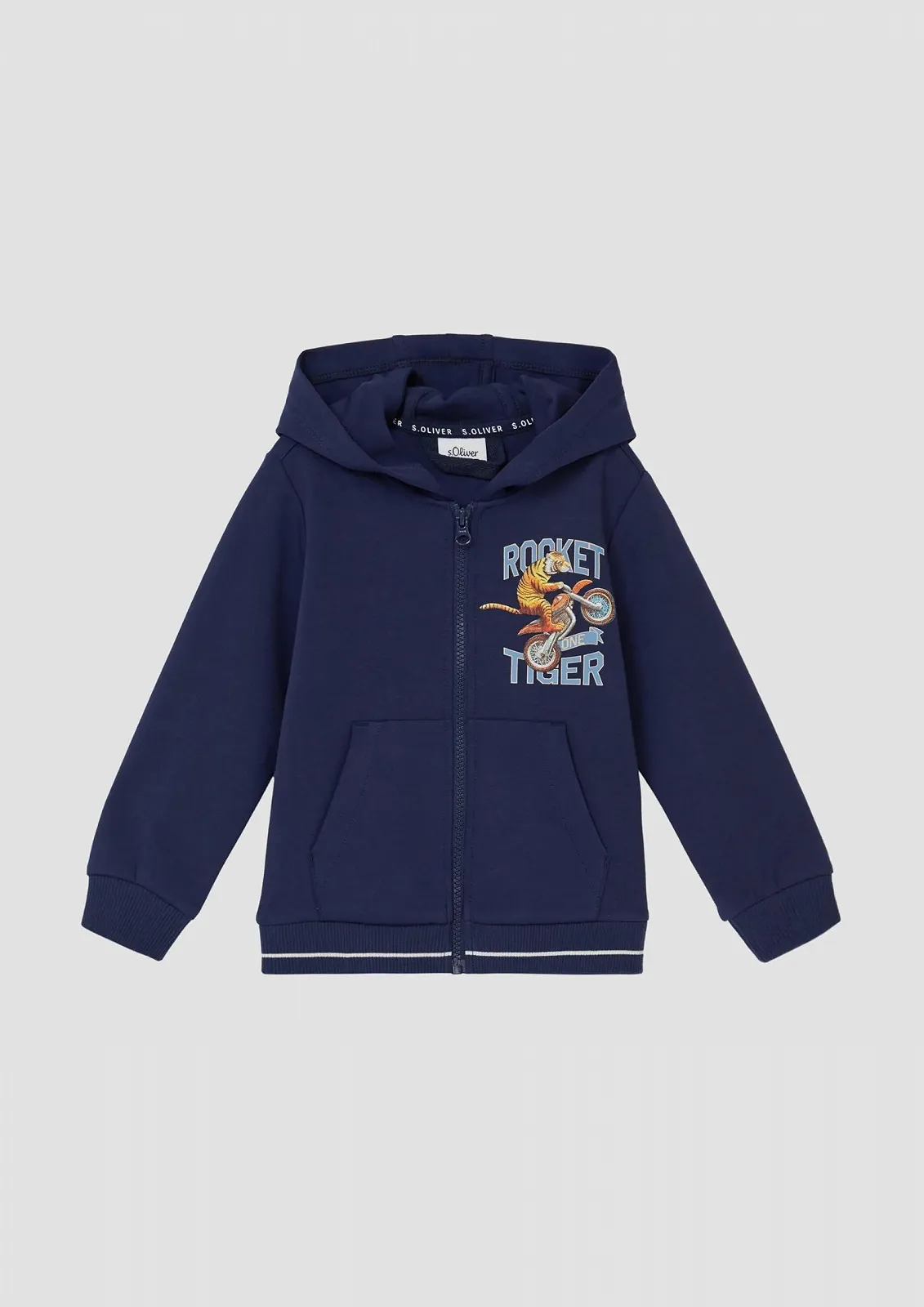 Толстовка s.Oliver из ткани интерлок с принтом спереди, фото №4