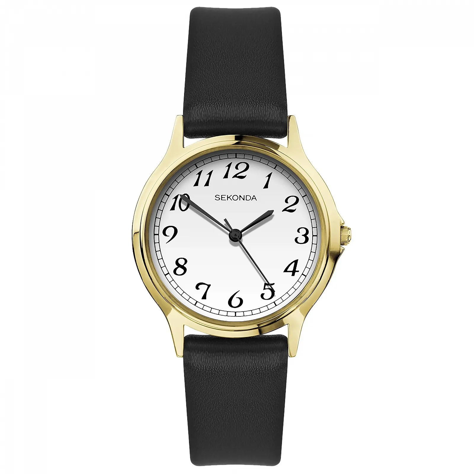 Часы Sekonda 4134 Черный/Золотой/Белый Ремешок, фото №1