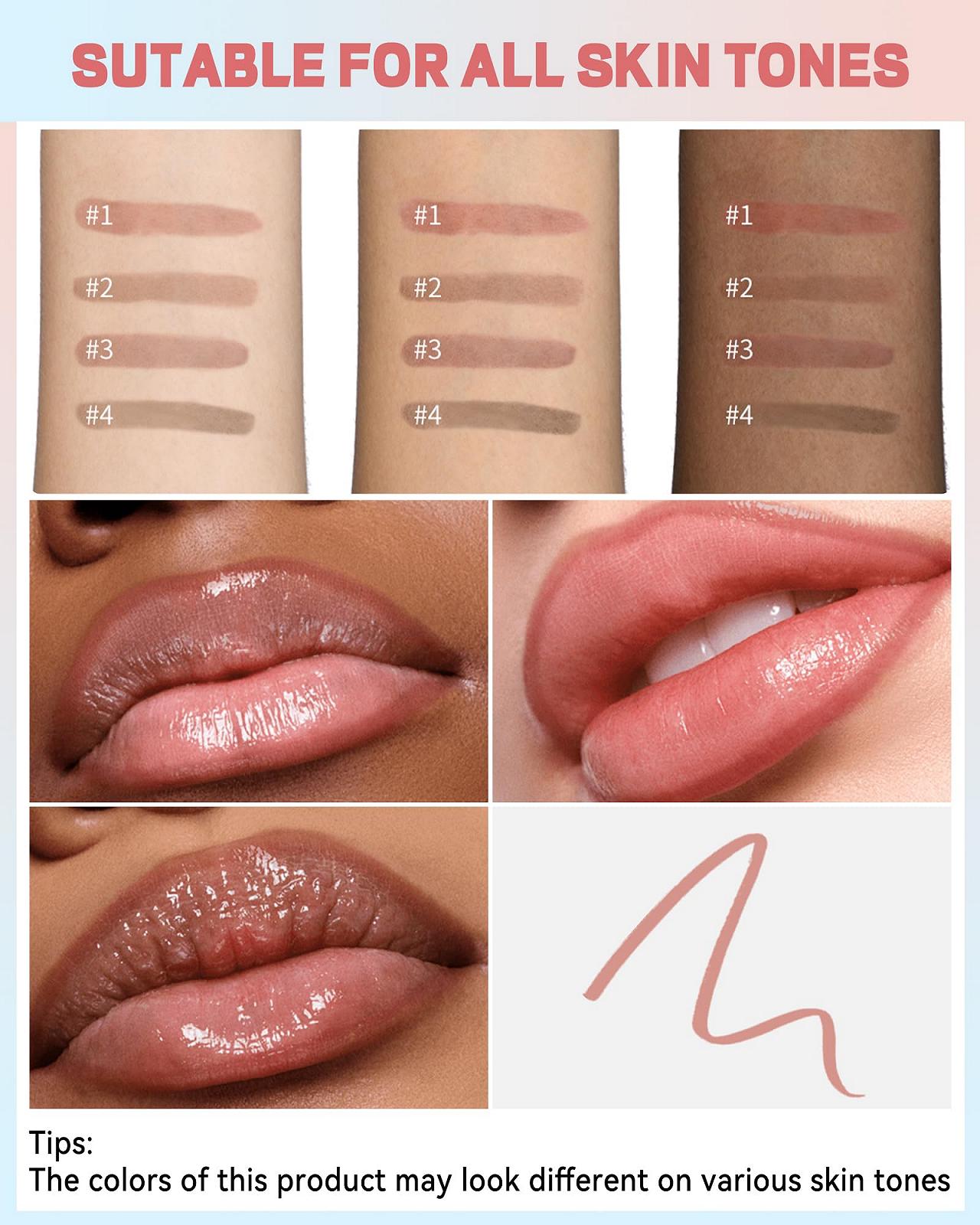Набор Peel Off Lip Liner 2 цвета Lip Tint Peel Off Lip Liner 3+4, фото №7