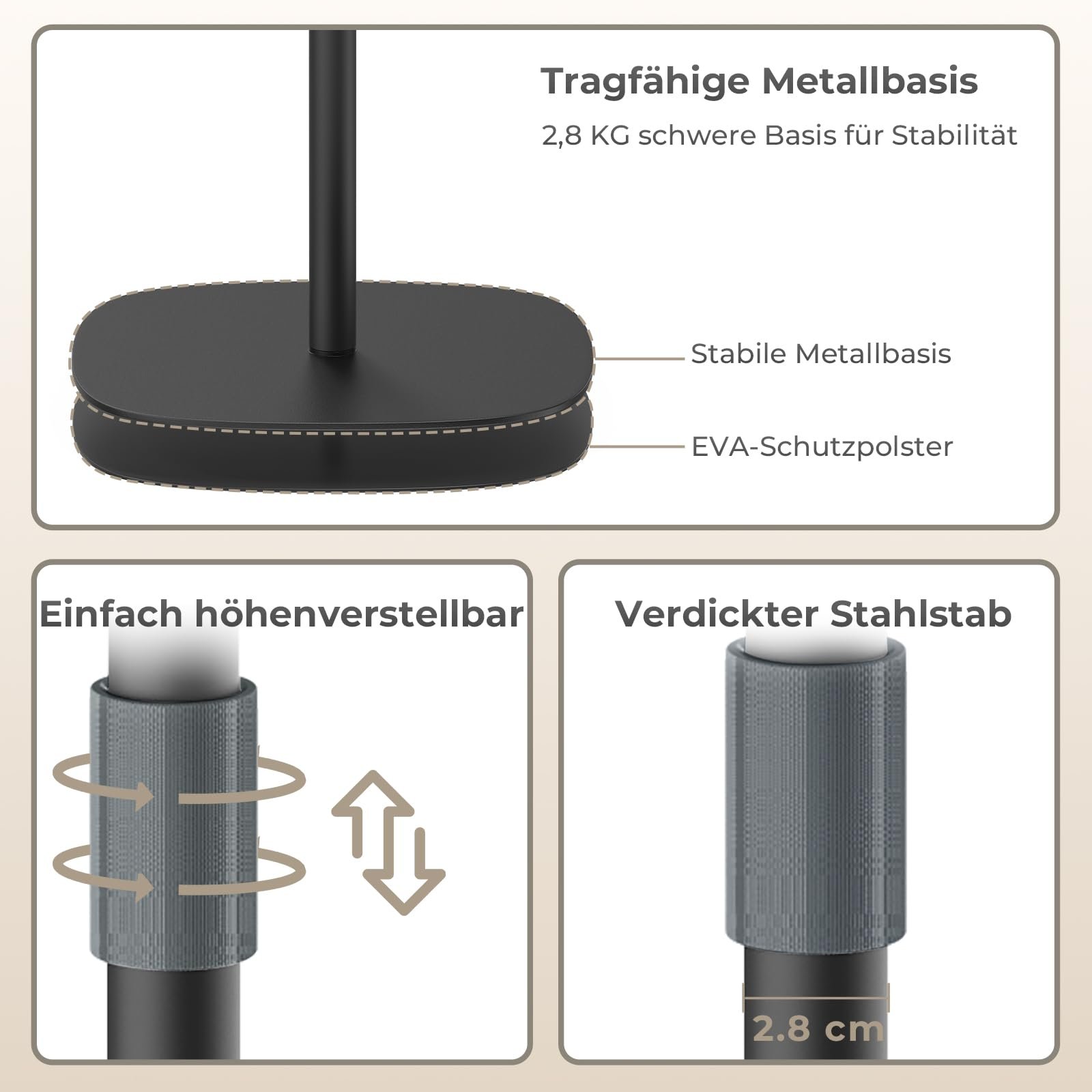 Портативна Підставка для Ноутбука, Регульована по Висоті, фото №6