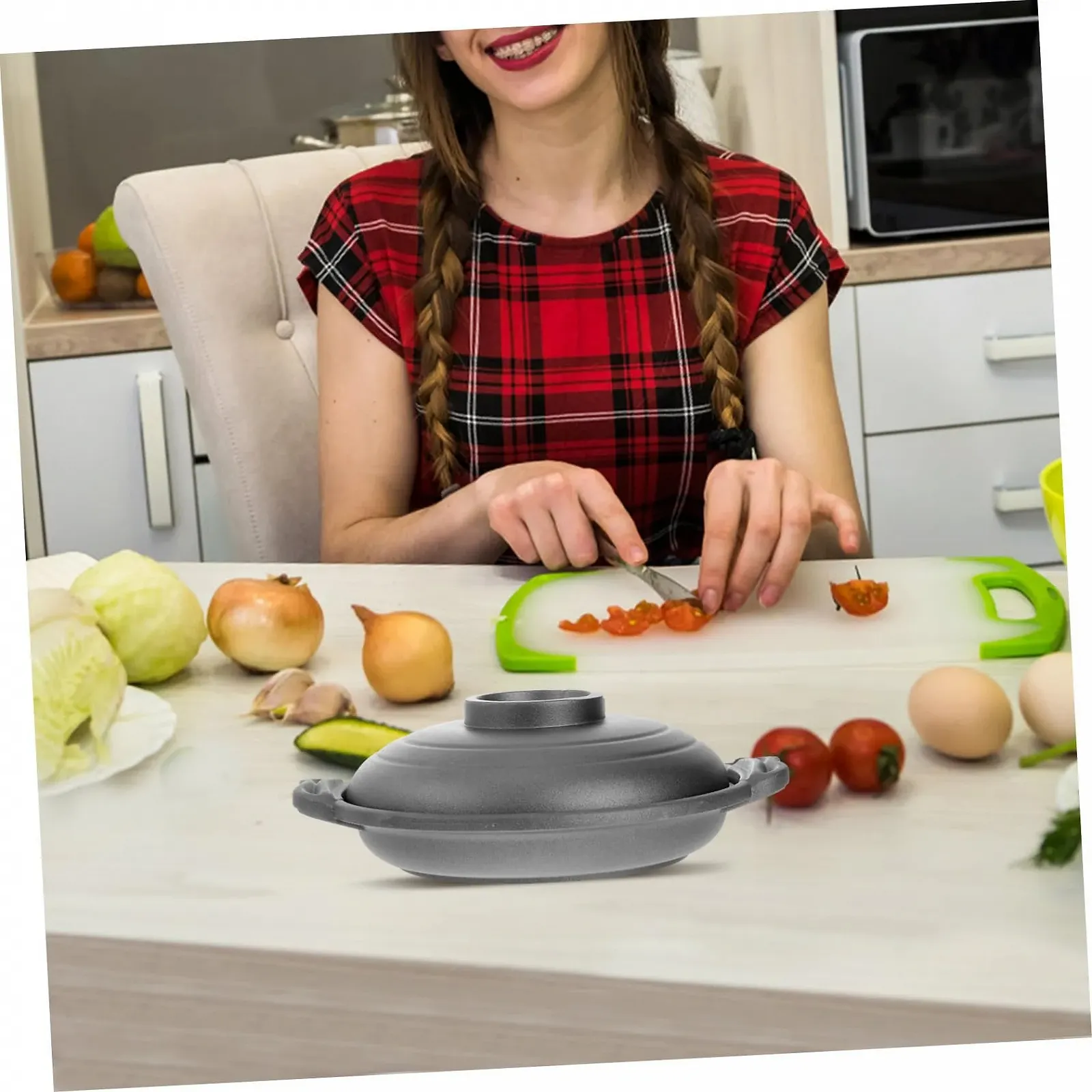 Каструля для запікання керамічна глиняна термостійка антипригарна без покриття, фото №2